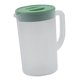 thumbnail image 5 of Jarra de agua con tapa multiusos con tapa y asa Contenedor de jugo para el hogar blanco verde, 5 of 9