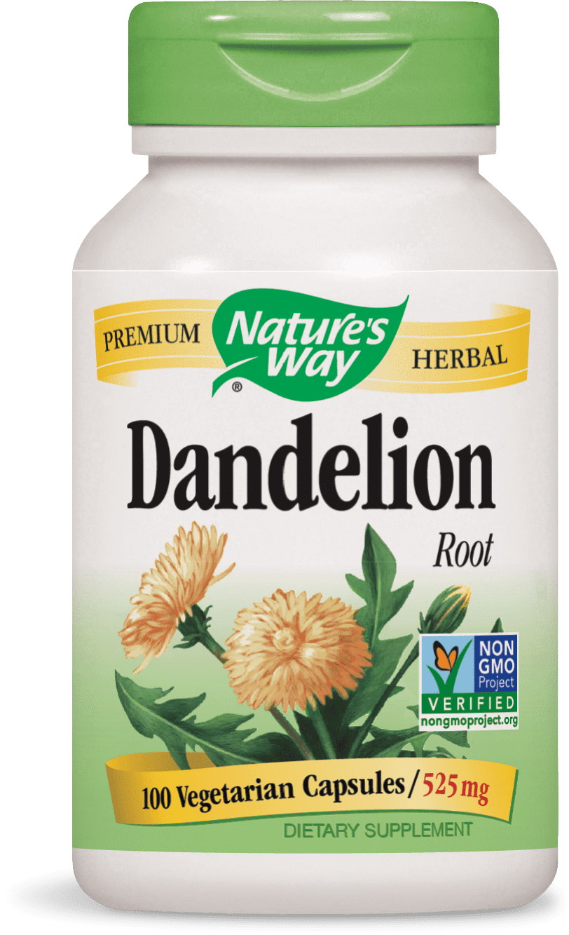 Nature S Way Dandelion Root 525 Mg 100 Capsules Walmart Com Walmart Com