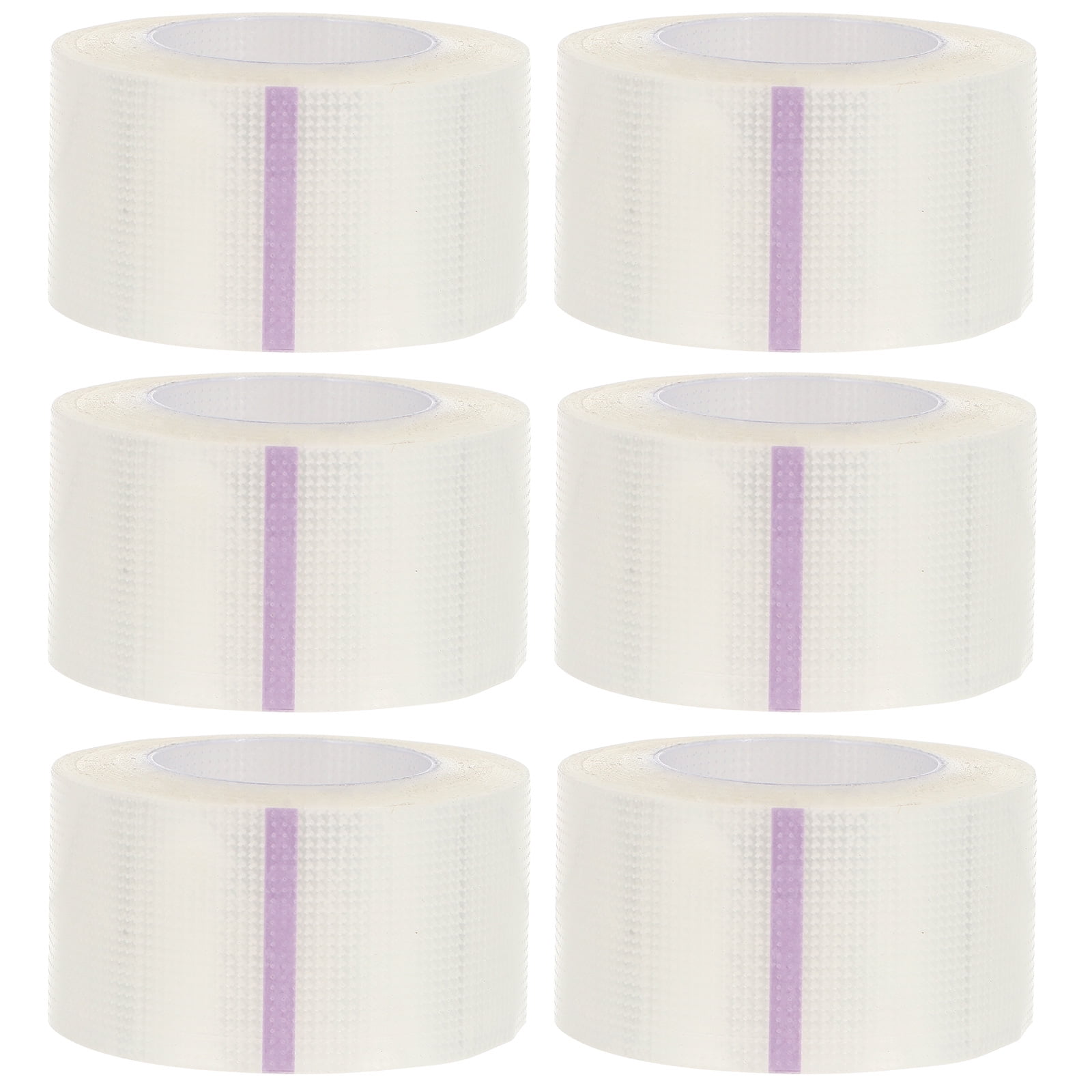 Tinksky 6 Rolls Medical Tape Pressure Sensitive Skin Tape Clear