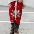 thumbnail image 2 of Xihbxyly Leggings for Women Fashion Christmas Print Slim Boots Trousers High Waisted Workout Pants Fleece Lined Leggings Soft Clouds Fuzzy Legging Tights, 2 of 5