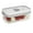 Clear - Glass Small, variant on ZWILLING Fresh & Save 2-Piece Small Glass Vacuum Sealer Food Storage Containers with Airtight Lids