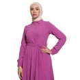 thumbnail image 3 of Dark Pink - Point Collar - Unlined - Modest Dress - Benin, 3 of 5