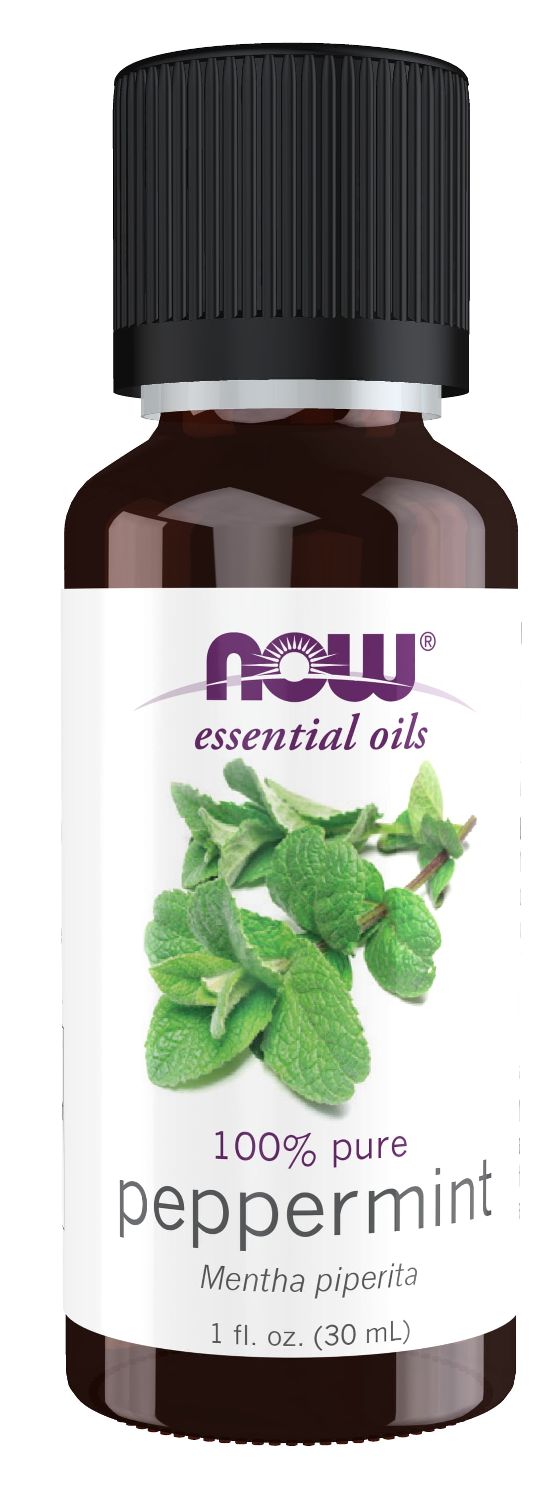NOW Essential Oils, Peppermint Oil, Invigorating Aromatherapy Scent, Steam Distilled, 100% Pure, Vegan, Child Resistant Cap, 1-Ounce