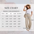 thumbnail image 3 of SWQZVT Women's Summer Palazzo Pants High Waisted Wide Leg Drawstring Flowy Beach Lounge Pants with Pockets, 3 of 8