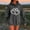Gray Sweatshirt for Winter, variant on Women's Heart Print Sweatshirt Casual Loose Crewneck Hoodies Long Sleeve Shirts Trendy Pullover Tops Shirt With Pockets Blue S