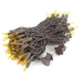 thumbnail image 3 of Novelty Lights Yellow 100 Light Incandescent Mini Christmas String Lights Brown Wire 50 Feet, 3 of 6
