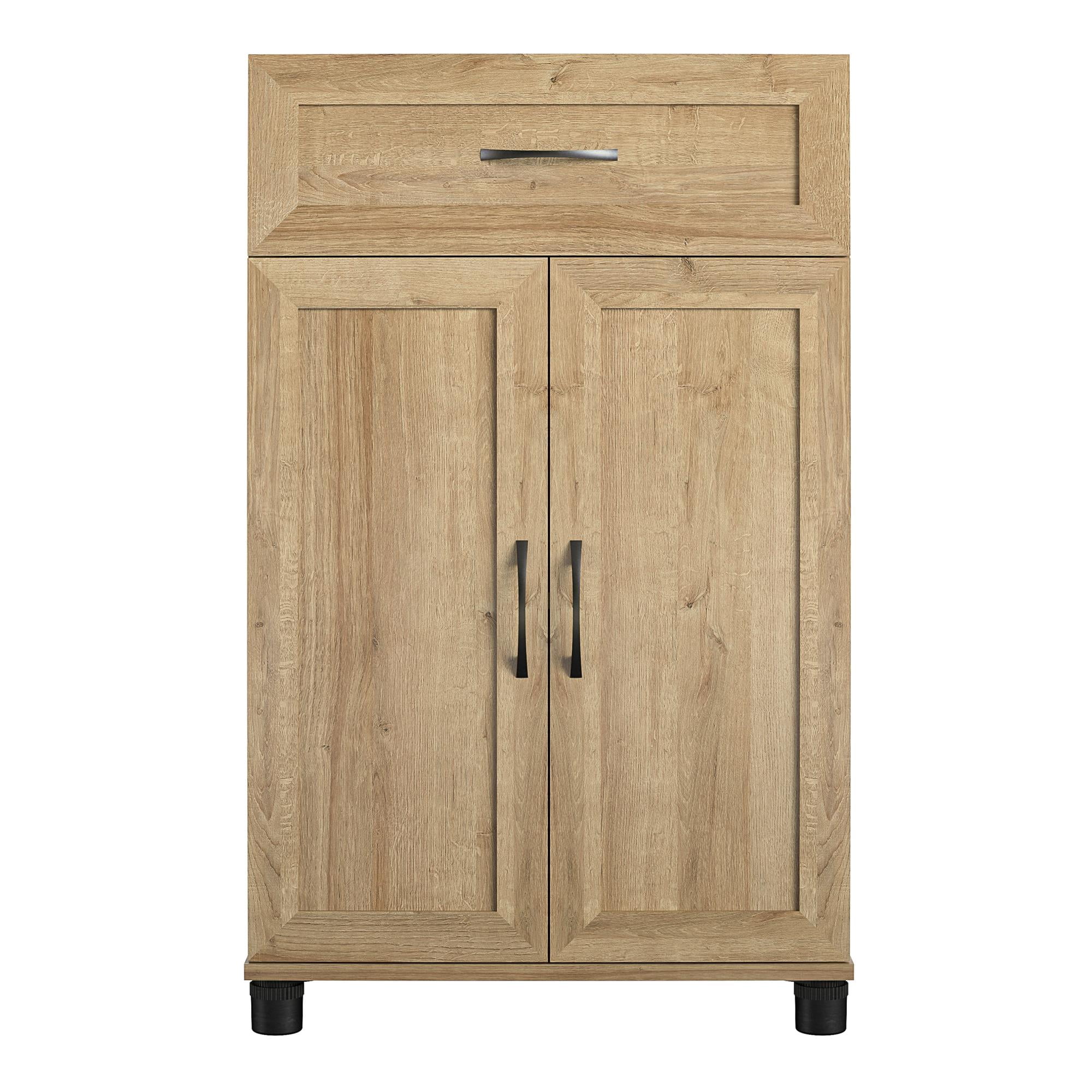 Systembuild Evolution Lory Framed 2 Door/1 Drawer Base Cabinet, Natural