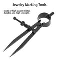 thumbnail image 2 of TOPINCN Fine Point Divider,Fine Point Divider Jewelry Marking Tool Square Tapered Legs Engraving Tools Jewelry Repair,Long Fine Point Jewelry Marking Tools, 2 of 7