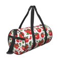 thumbnail image 4 of Sigee Hand Drawn Tomatoes Printed Multi-compartment Sports Gym Bag for Men and Women Large Capacity Travel Bag, Overnight Bag, 4 of 8