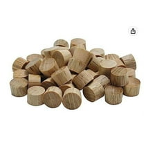 Wood Plugs for Screw Holes Carpenter Bee Plugs Decorative Assorted Color Wood Furniture Plugs 50 Pieces