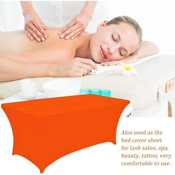 Wehilion Spandex Table Cover Table Cloth for Folding Tables Fitted Rectangular Tablecover Washable Wrinkle Resistant Polyester Stretch Tablecloth Protector for Wedding Banquet Party