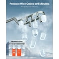 thumbnail image 3 of VEVOR Portable Countertop Ice Maker 26Lbs/24H Self-Cleaning with Scoop Basket Home Bar, 3 of 9