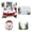 A, variant on Clearance! 4Pcs Christmas Shower Curtain Bathroom Set, Funny Cute Snowman Bathtub Print Waterproof Shower Curtain, Non Slip Rugs, Toilet Seat Cover, Holiday Home Decor with 12 Hooks