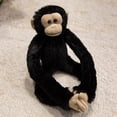 thumbnail image 2 of Long Arm Plush Monkey, 19.7 Inch Hanging Monkey with Connectable Limbs, Ultra Soft and Huggable Stuffed Animal for Kids, Cute Home and Nursery Décor, Best Birthday Gift Idea (Black), 2 of 8