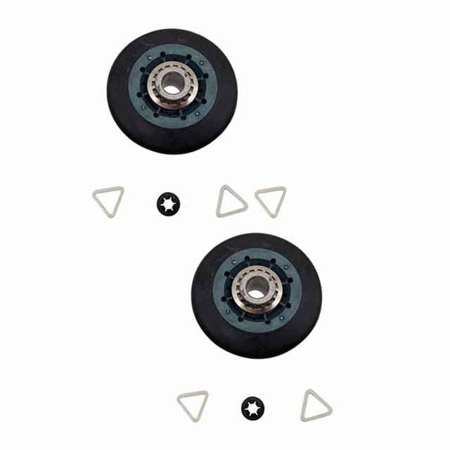 2 Pieza Adecuada para Rueda de Tambor de Secador W10314173 Adecuada para W10314173 8536973 8536974 AP6019303 PS11752609