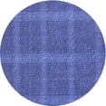 thumbnail image 1 of Ahgly Tapis Rond Lavable en Machine Intérieur Transitionnel Bleu Ciel, 4 Pieds Rond, 1 of 7