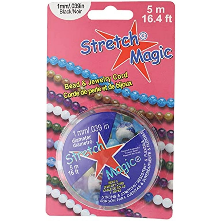 Pearl Stretch Magic 1mmx5m Stretchy Craft Cord String Free 