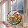 thumbnail image 2 of Piano Stained Glass Suncatcher, Pianist Window Decor, Pianist Gift for Piano Player/Music Lover Gift/Piano Lover Gift/Music Instrument Decor, 2 of 3