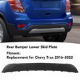 thumbnail image 4 of Bumper Valance Panel, Multifunctional Rear Bumper Lower Skid Plate Simple Installation  For Trax 2016 To 2022 Silver,Black, 4 of 8