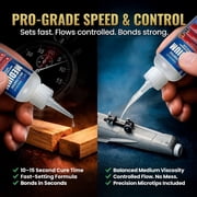 Starbond 2 oz. Medium CA Glue (Premium Cyanoacrylate Super Glue) for Quick Glue-ups, Woodworking, Woodturning, Hobby Model
