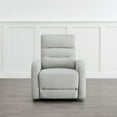 thumbnail image 3 of CHITA Power Glider Recliner Chair, 270° Swivel Recliner with USB & Type-C Charge for Nursery, Fabric in Dove Gray, 3 of 11