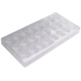 thumbnail image 1 of Molde de chocolate duro con forma de concha, molde de policarbonato transparente para caramelos y gelatina de hielo, concha marina 3D, 1 of 7