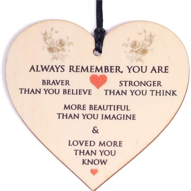 Yuarrent Regalo colgante de de amistad de Navidad para mujer/niña/mejores amigos/femenina decoración de Navidad signo adorno artesanal para pared Kits de decoración para fiestas No.2 Yuarrent HA043001-02