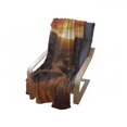 thumbnail image 4 of Desert Soft Flannel Fleece Blanket, Dramatic Sunset Scenery at Sahara Dunes Arid Landscape Morrocco Summer Nature Photo, Cozy Plush for Indoor and Outdoor Use, 50" x 70", Multicolor, by Ambesonne, 4 of 6