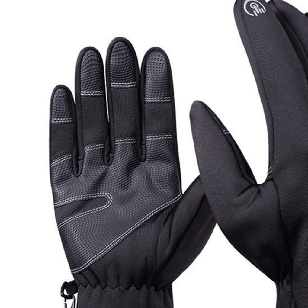 Mens Winter Weatherrproof Outdoor Sports Ski Thermal Insulation Nonslip Gloves