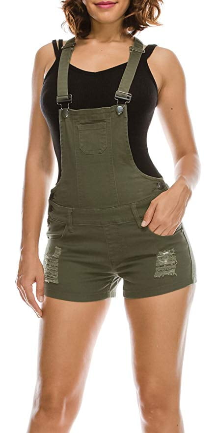 cotton overalls shorts