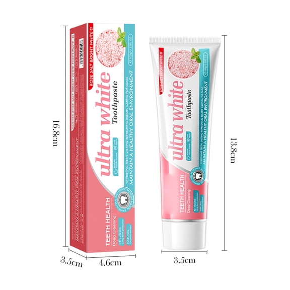 Whitening Toothpaste, Toothpaste for Sensitive Teeth and Cavity Prevention, Rose And Stain Removing Toothpaste Oral White Teeth And Gums Toothpaste 100g