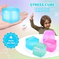 thumbnail image 3 of Squishy Fidget Toys APLIST Stress Cube, paquete de 4 unidades para niños y adultos, 3 of 6