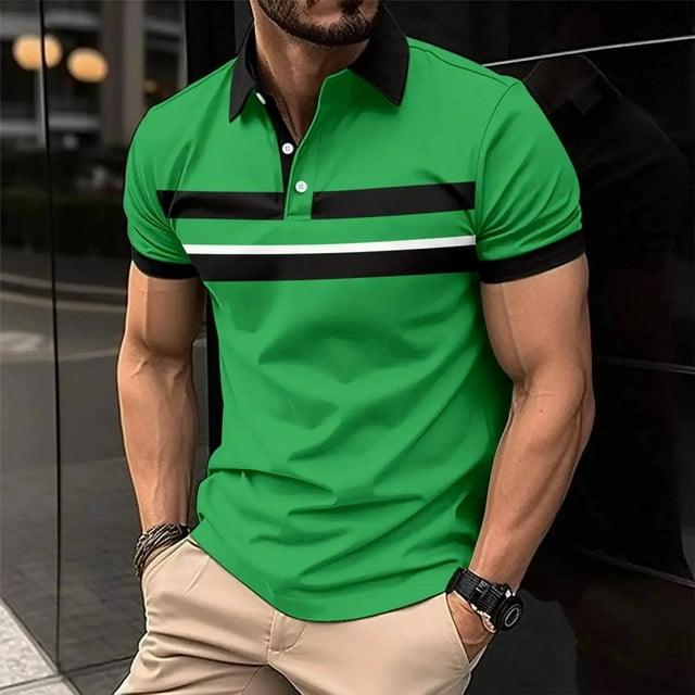 Polo Col Décontracté pour Hommes
