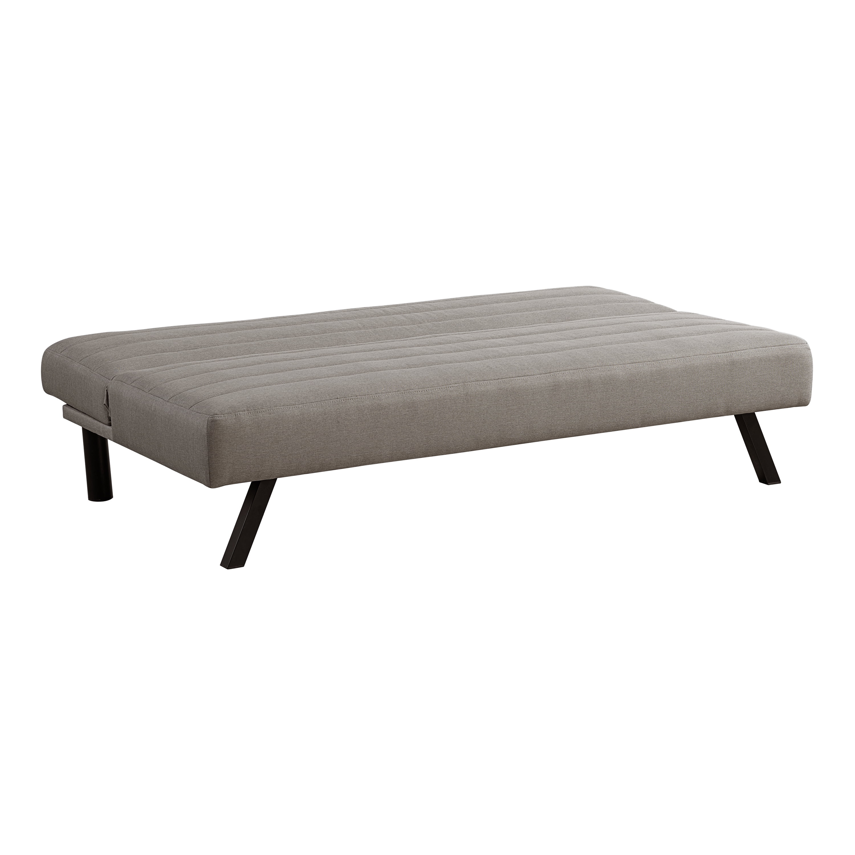Serta Danbury Modern Twin Futon, Taupe Woven Fabric