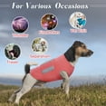 thumbnail image 2 of Kuoser Dog Anxiety Vest, Soft and Reflective Calming Shirt for Dogs, Breathable Pet Anxiety Jacket Wrap for Fireworks, Thunderstorms, Separation, Travel, Pink, Small, 2 of 7