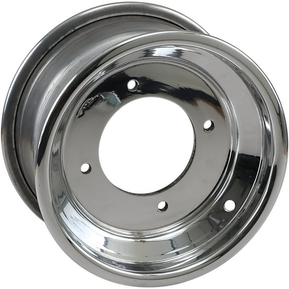 AMS Spun Polished Aluminum Rear Wheel 9x9 4/115 3 6 (261-99115P3)