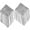 Silver, variant on Women Pasties Nipple Covers Body Chain Rhinestones Tassels Alloy Breast Pasties Sparkling Bra Body Jewelry Accessories