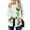 Army Green, variant on Wutalume Women's Christmas Printed Fashionable And Warm Fleece Cardigan Vest, Cozy and Festive Layering Piece for Holiday Outfits and Cold Days,Army Green L