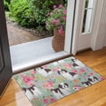 thumbnail image 2 of Shih Tzu Dog and Flower Floral Door Rugs,Washable Non Slip Door Mats Indoor,Decorative Door Mats,Entry Mat Indoor for Entrance,Bedroom,Kitchen,Bathroom,17"x30", 2 of 6