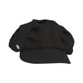 thumbnail image 1 of Boina para mujer, gorra de golf, color liso, elegante, ajustable, gorra de taxista, gorra de pintor Negro, 1 of 9