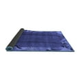 thumbnail image 2 of Ahgly Company Indoor Rectangle Abstract Blue Modern Area Rugs, 2' x 5', 2 of 4
