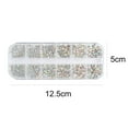 thumbnail image 5 of UDIYO 1Box 18g Nail Decor Shining Rhinestone Design 12 Grids 3D Nail Embellishment Sequins for Women, 5 of 7