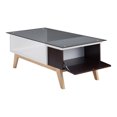 thumbnail image 6 of Furniture of America Yogi Hidden Storage Coffee Table, White, 6 of 7