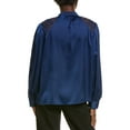 thumbnail image 2 of Elie Tahari womens  Esperanza Blouse, xs, Blue, 2 of 3