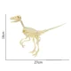 thumbnail image 3 of Kit de ensamblaje de esqueleto de dinosaurio hecho a mano para niños, modelo de esqueleto de plástico de fósil de dinosaurio de simulación, modelo de Tiranosaurio Rex, 3 of 5