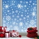 thumbnail image 1 of 480 pegatinas blancas de copos de nieve para ventana | Pegatinas y calcomanías navideñas para vidrio, espejos y azulejos | Decoración de PVC con copos de nieve para el hogar, el dormitorio y la sala, 1 of 8