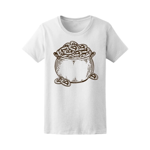 Pot Full Of Bitcoins Tee Women's -Image by Shutterstock