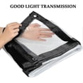 thumbnail image 4 of SZTXJ Waterproof Tarp With Eyelets, Transparent, Foldable (2*3M), 4 of 5