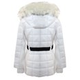 thumbnail image 2 of Michael Kors Womens White Scuba Stretch Belted Active Coat S, 2 of 2