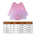 thumbnail image 5 of Girls' Camisole Dance Tutu Leotard with Fluffy 4-Layers Ballet Dress for Ballerina (18 Months - 7 Years), 5 of 8